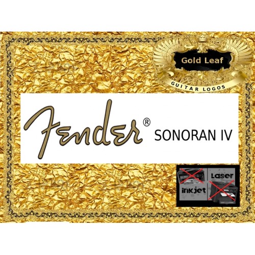 Fender Sonoran IV Guitar Decal 90g